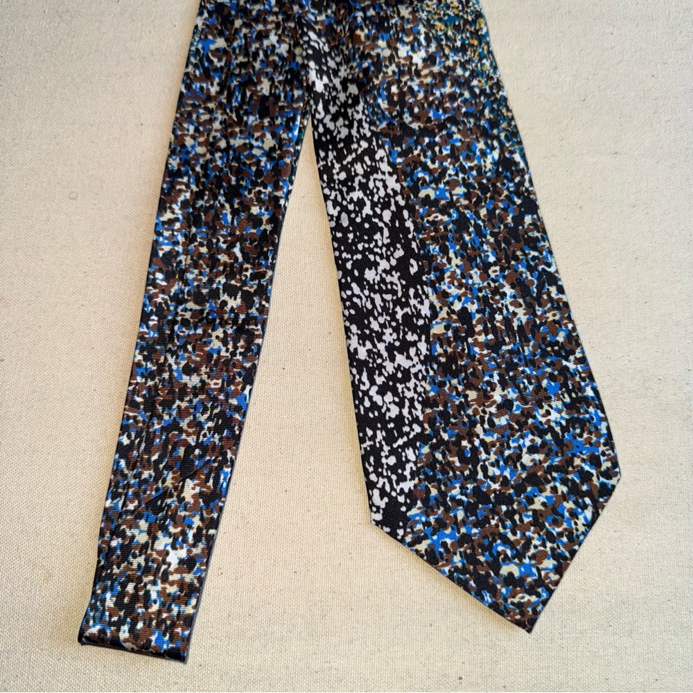 Paul Smith “Digital Boucle” abstract print tie - Picture 3 of 7